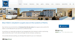 Desktop Screenshot of blue-hotel-reims.fr