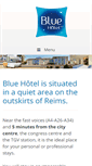 Mobile Screenshot of blue-hotel-reims.fr